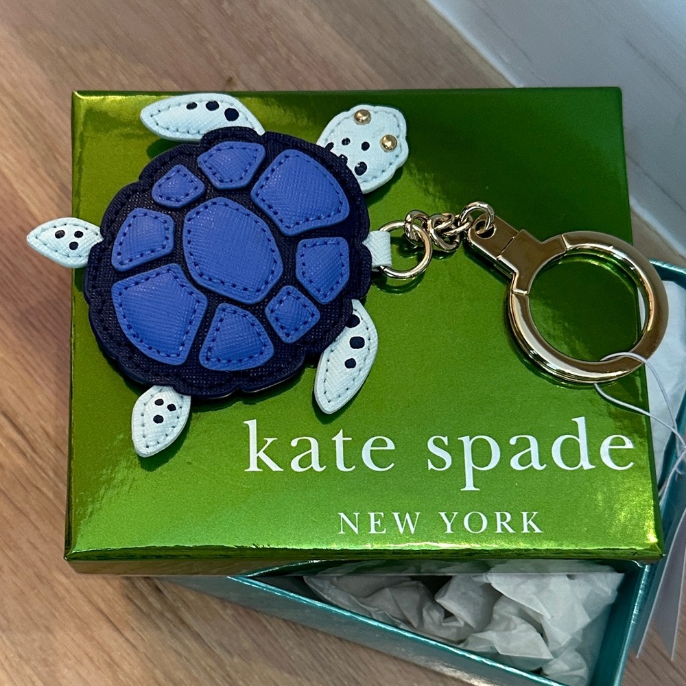 Kate Spade Royal Blue Sea Turtle bag charm